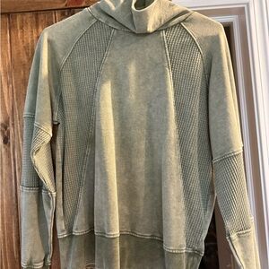 Evereve Olive Turtleneck Sweater